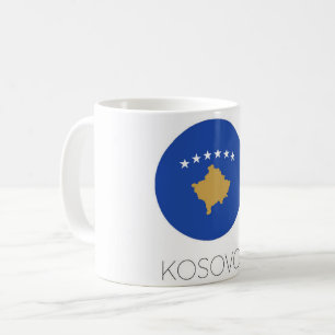 Kosovo Flag Travel Mug