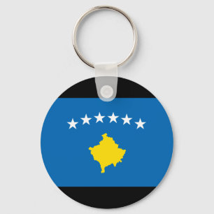 Kosovo Islands Flag Key Ring
