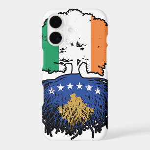 Kosovo Kosovar Irish Ireland Tree Roots Flag