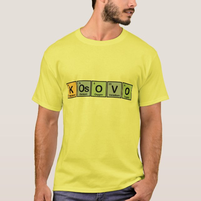 Kosovo made of Elements T-Shirt (Front)