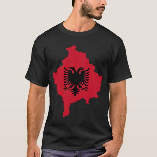 Kosovo Map T-Shirt (Front)