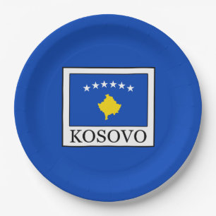 Kosovo Paper Plate
