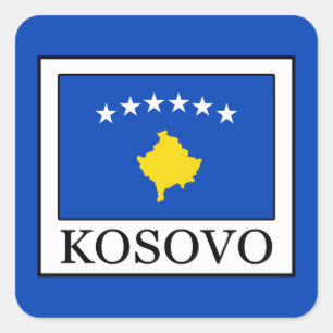 Kosovo Square Sticker