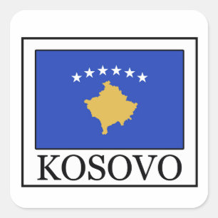 Kosovo Square Sticker