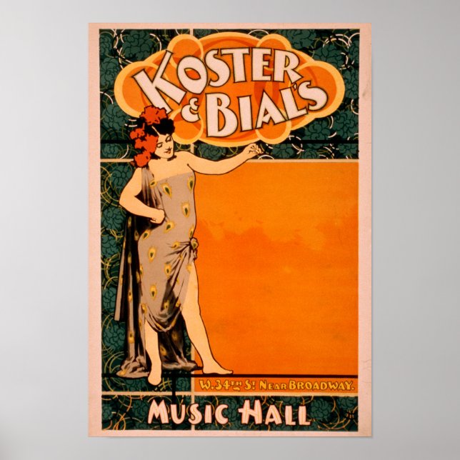 Koster & Bial's Music Hall Near Broadway Poster (Front)