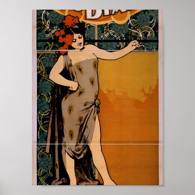 Koster & Bials, 'Musical Hall' Retro Theatre Poster (Front)