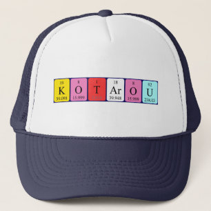 Kotarou periodic table name hat