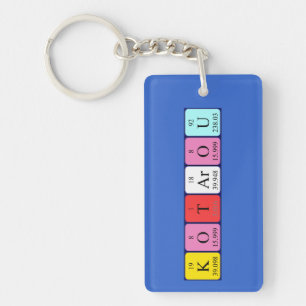 Kotarou periodic table name keyring