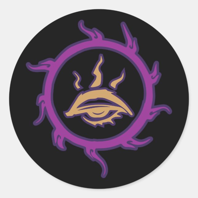 KOTD High Coven Classic Round Sticker (Front)