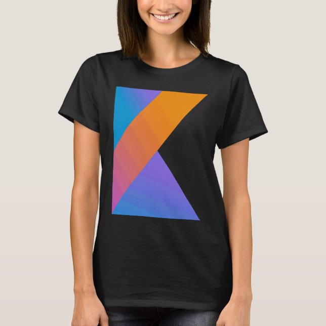 Kotlin Code Web Developer  Front end Developer T-Shirt (Front)