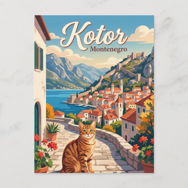 Kotor, Montenegro Montenegro Postcard (Front)