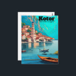 Kotor Montenegro Travel Art Postcard, Kotor Travel Postcard<br><div class="desc">Kotor Montenegro Travel Art Postcard,  Kotor Travel Art,  Kotor Postcard,  Travel Postcard Art,  Montenegro Travel Postcard</div>