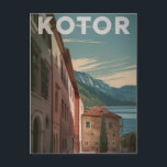 Kotor Montenegro vintage Postcard<br><div class="desc">Kotor Montenegro vintage</div>