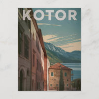 Kotor Montenegro vintage