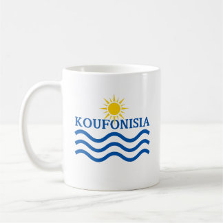 KOUFONISIA Greece, Sun Waves Coffee Mug