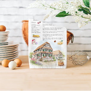 Kougelhopf d’Alsace French Recipe Tea Towel