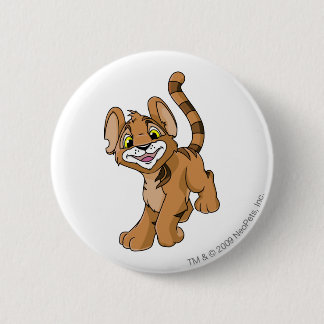 Kougra Brown 6 Cm Round Badge