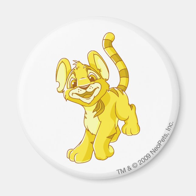 Kougra Gold Magnet (Front)