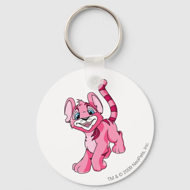 Kougra Pink Key Ring (Front)
