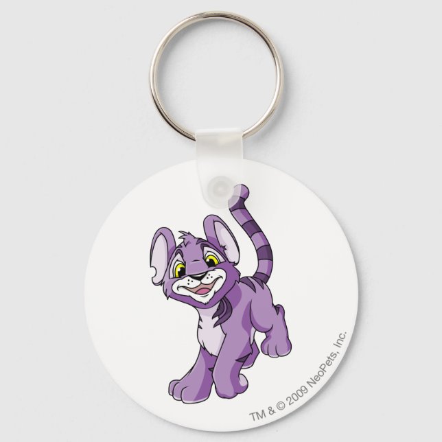 Kougra Purple Key Ring (Front)