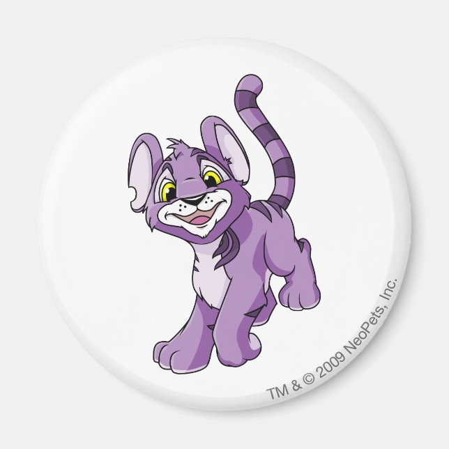 Kougra Purple Magnet (Front)
