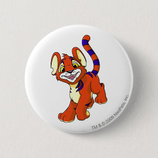 Kougra Red 6 Cm Round Badge