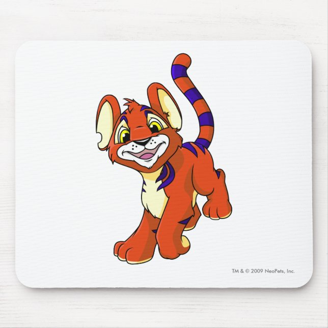 Kougra Red Mouse Mat (Front)
