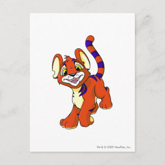 Kougra Red Postcard