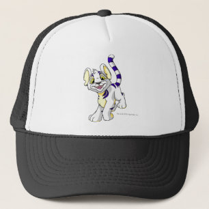 Kougra White Trucker Hat