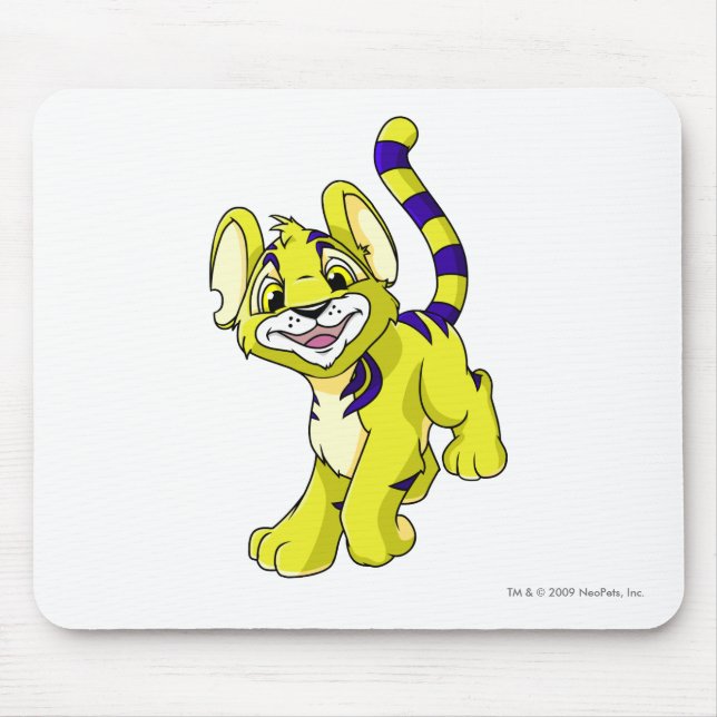 Kougra Yellow Mouse Mat (Front)