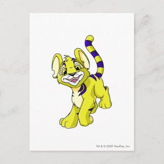 Kougra Yellow Postcard