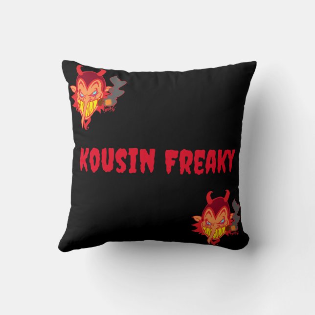 Kousin Freaky Cushion (Back)