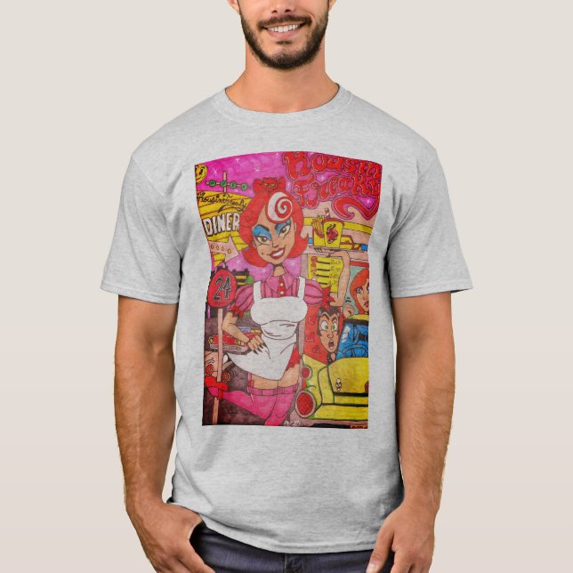 Kousin Freaky Diner T-Shirt (Front)