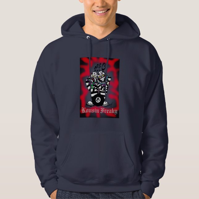Kousin Freaky smile now cry later Hoodie (Front)
