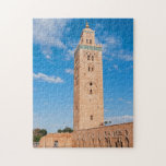 Koutoubia Mosque - Marrakech, Morocco Jigsaw Puzzle<br><div class="desc">Minaret of the Koutoubia Mosque in the southwest medina quarter of Marrakech - Morocco</div>