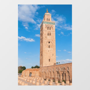 Koutoubia Mosque - Marrakech, Morocco Window Cling