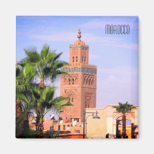 koutoubia mosque morocco magnet