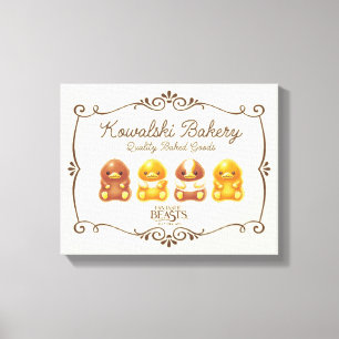 Kowalski Bakery - Baby Nifflers Canvas Print