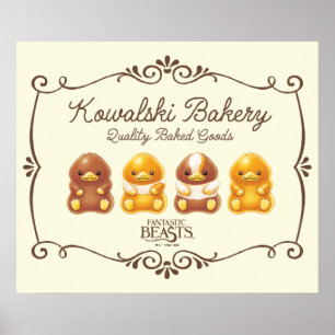 Kowalski Bakery - Baby Nifflers Poster