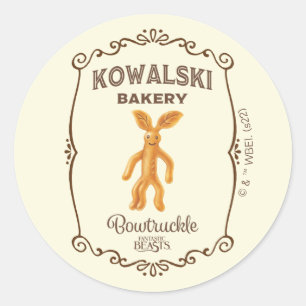 Kowalski Bakery - Bowtruckle Classic Round Sticker
