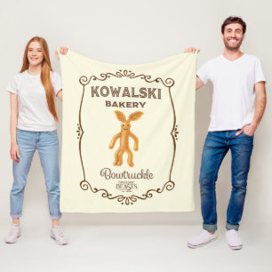 Kowalski Bakery - Bowtruckle Fleece Blanket