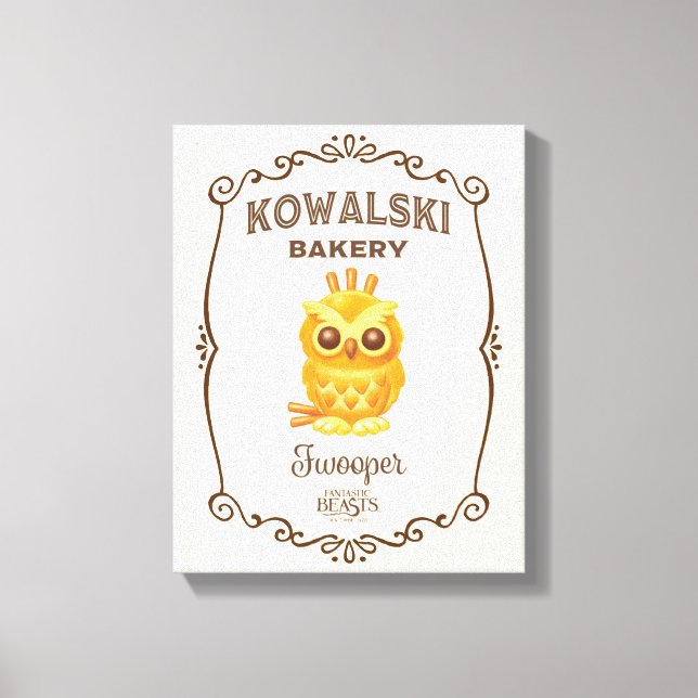 Kowalski Bakery Fwooper Canvas Print (Front)