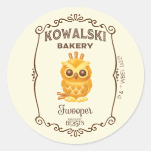 Kowalski Bakery Fwooper Classic Round Sticker