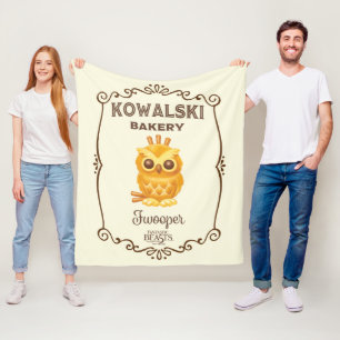 Kowalski Bakery Fwooper Fleece Blanket