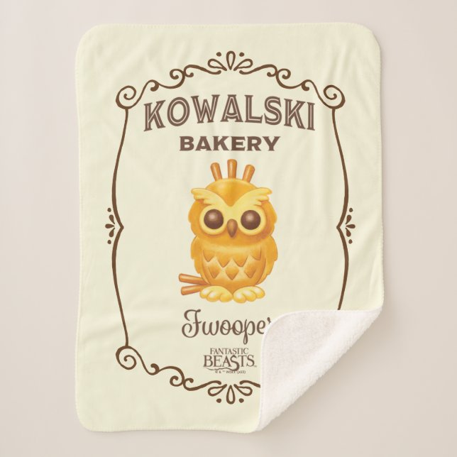 Kowalski Bakery Fwooper Sherpa Blanket (Front)