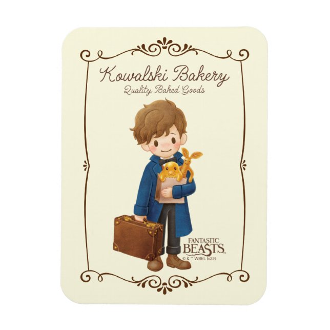 Kowalski Bakery - Newt Scamander Magnet (Vertical)