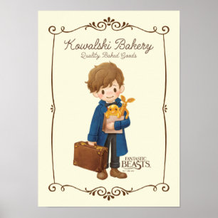 Kowalski Bakery - Newt Scamander Poster
