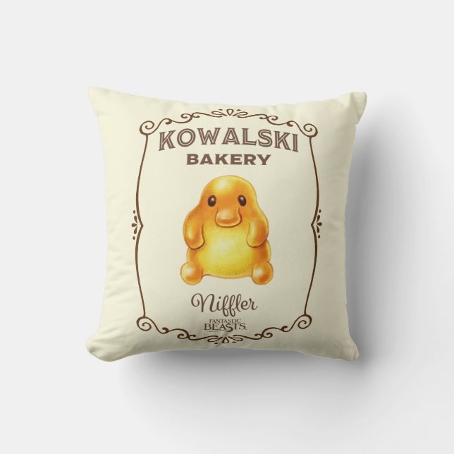 Kowalski Bakery - Niffler Cushion (Front)