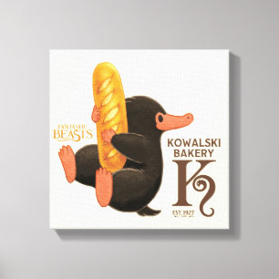 Kowalski Bakery - Niffler With Bread Canvas Print