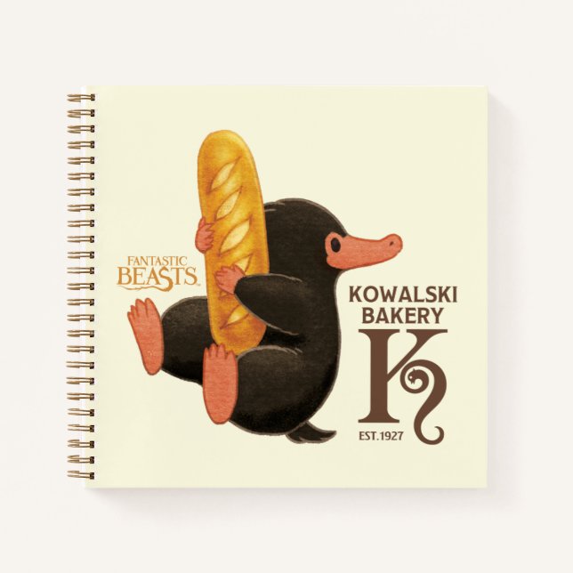 Kowalski Bakery - Niffler With Bread Notebook (Front)